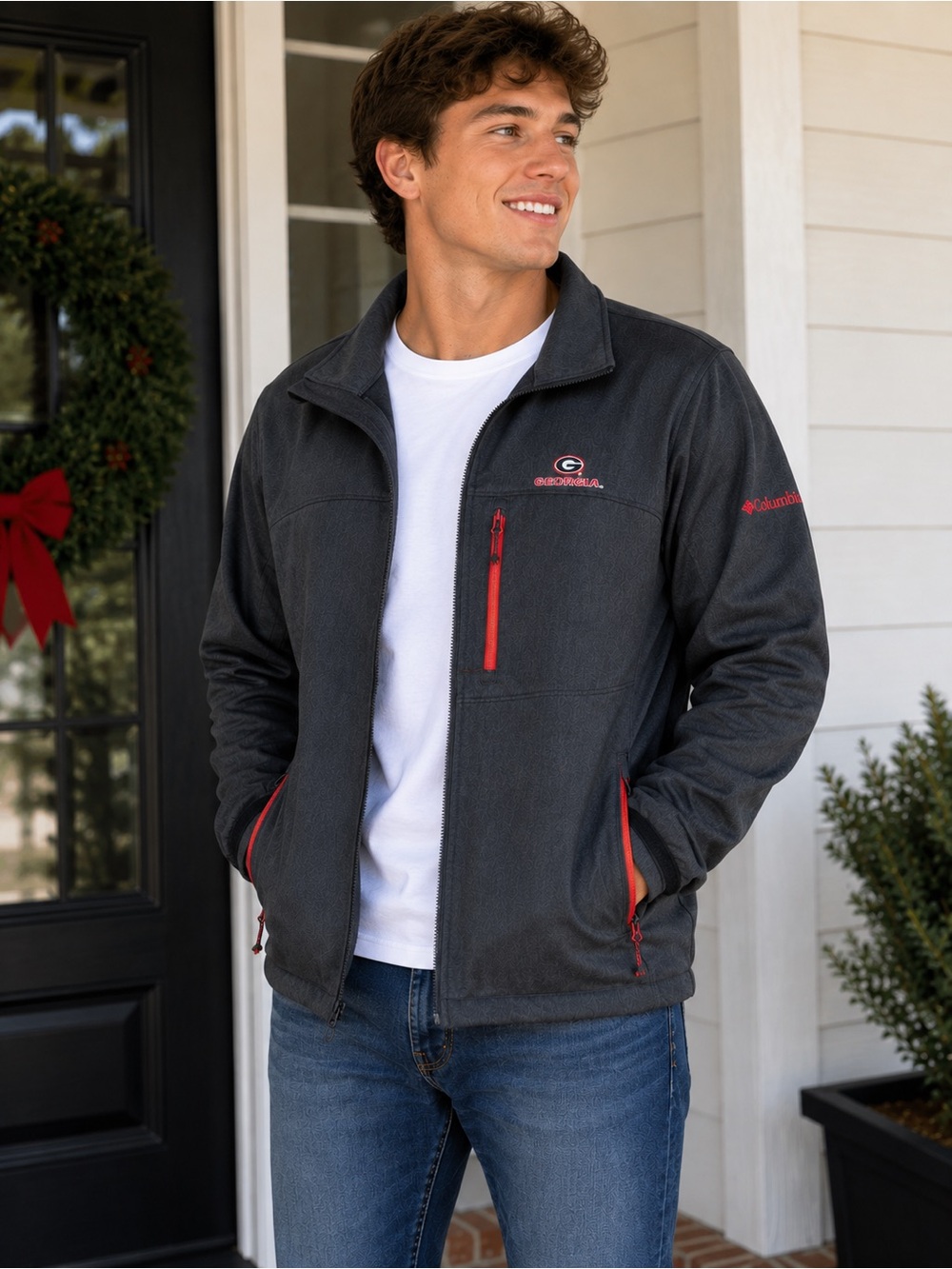 Men’s Full-Zip Georgia Bulldogs Jacket XL